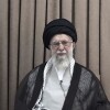 This photo released on Wednesday, June 18, 2025, by the official website of the office of the Iranian supreme leader, shows Supreme Leader Ayatollah Ali Khamenei in a televised speech, under a portrait of the late revolutionary founder Ayatollah Khomeini. (Office of the Iranian Supreme Leader via AP)