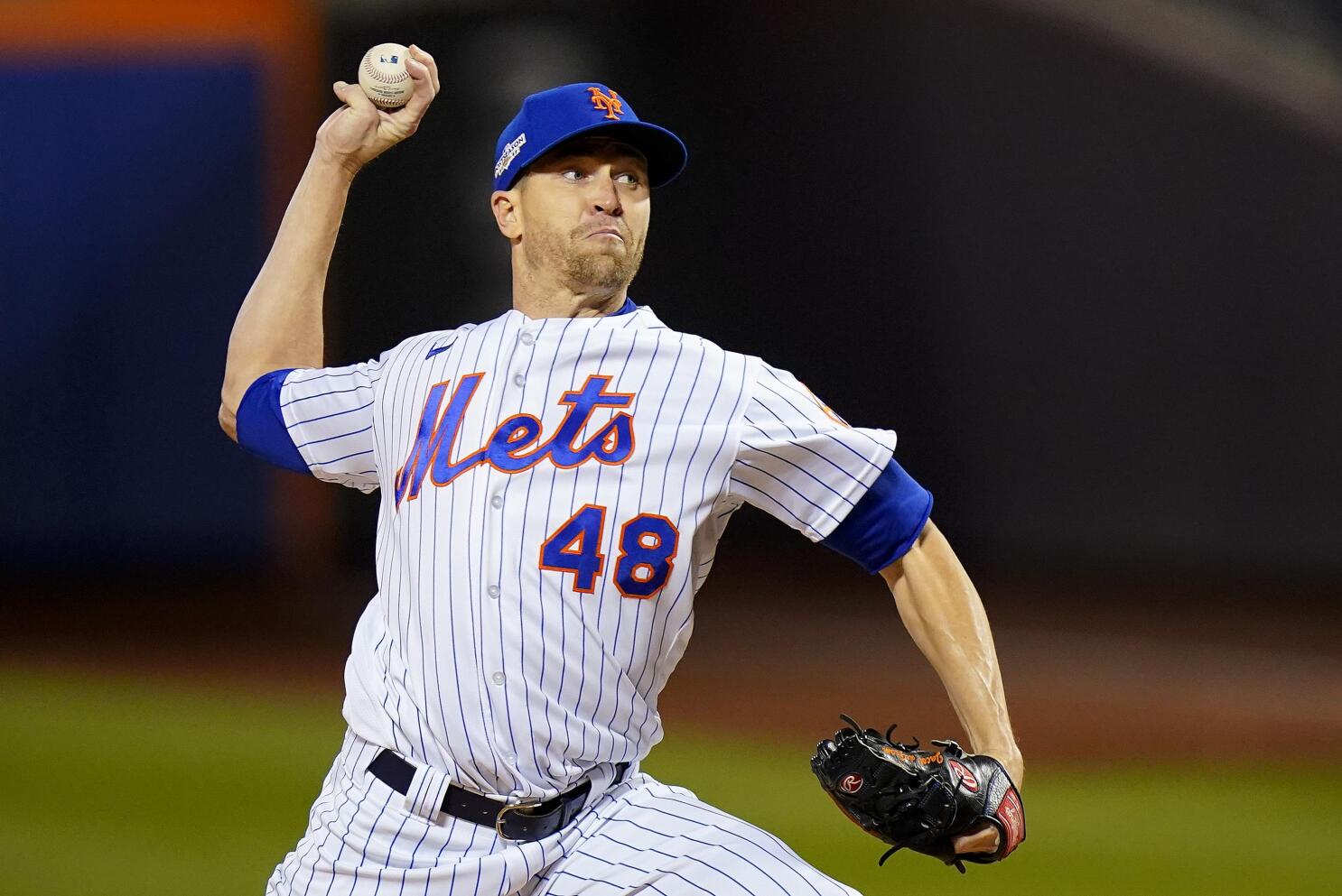 Jacob deGrom introduced by Rangers