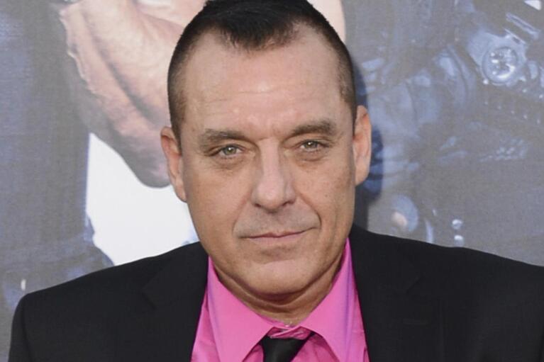 FILE - In this Aug. 11, 2014 file photo, actor Tom Sizemore arrives at the premiere of "The Expendables 3" in Los Angeles. Sizemore is in critical condition after suffering a brain aneurism, a representative for the actor said Sunday, Feb. 19, 2023. Sizemore suffered the aneurism around 2 a.m. Saturday at his home in Los Angeles, and is hospitalized. (Photo by Jordan Strauss/Invision/AP, File)