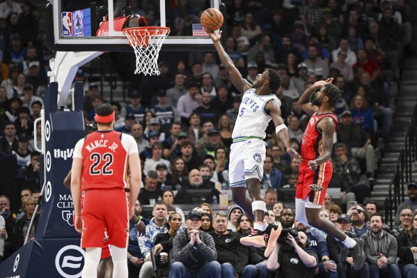 Zion Williamson scores 27 points, Pelicans beat West-leading Timberwolves  117-106