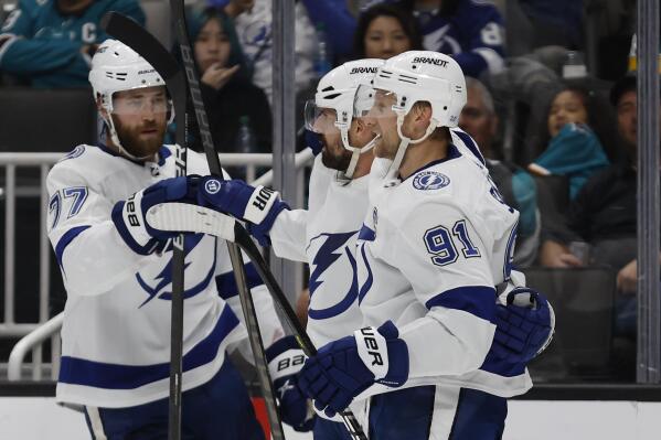 Brayden Point Nick Perbix Alex Killorn Tampa Bay Lightning beat St. Louis  Blues