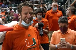 FILE - Barstool Sports founder David Portnoy, attends an NCAA college basketball game Saturday, Jan. 22, 2022, in Coral Gables, Fla. On Friday, Feb. 17, 2023, Penn Entertainment Inc. announced it has closed on its acquisition of Barstool Sports. Penn paid about $388 million for the remaining stake in Barstool that it doesn’t already own. (AP Photo/Lynne Sladky, File)