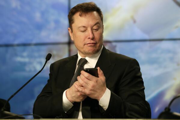 Elon Musk, an erratic visionary, revels in contradiction | AP News
