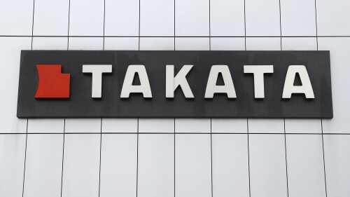 FILE - TK Holdings Inc. headquarters in Auburn Hills, Mich., is pictured on June 25, 2017. In a statement issued Tuesday, July 11, 2023, Stellantis is urging the owners of about 29,000 older Dodge Ram pickups to stop driving them after a passenger was killed by an exploding Takata air bag inflator. The company says owners of the 2003 model year pickups should contact a dealer or the company to find out if their trucks are part of the massive Takata recall. (AP Photo/Paul Sancya, File)