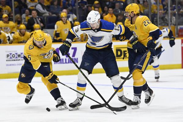 Novak's 4 points propel Predators to dominant win over Blues