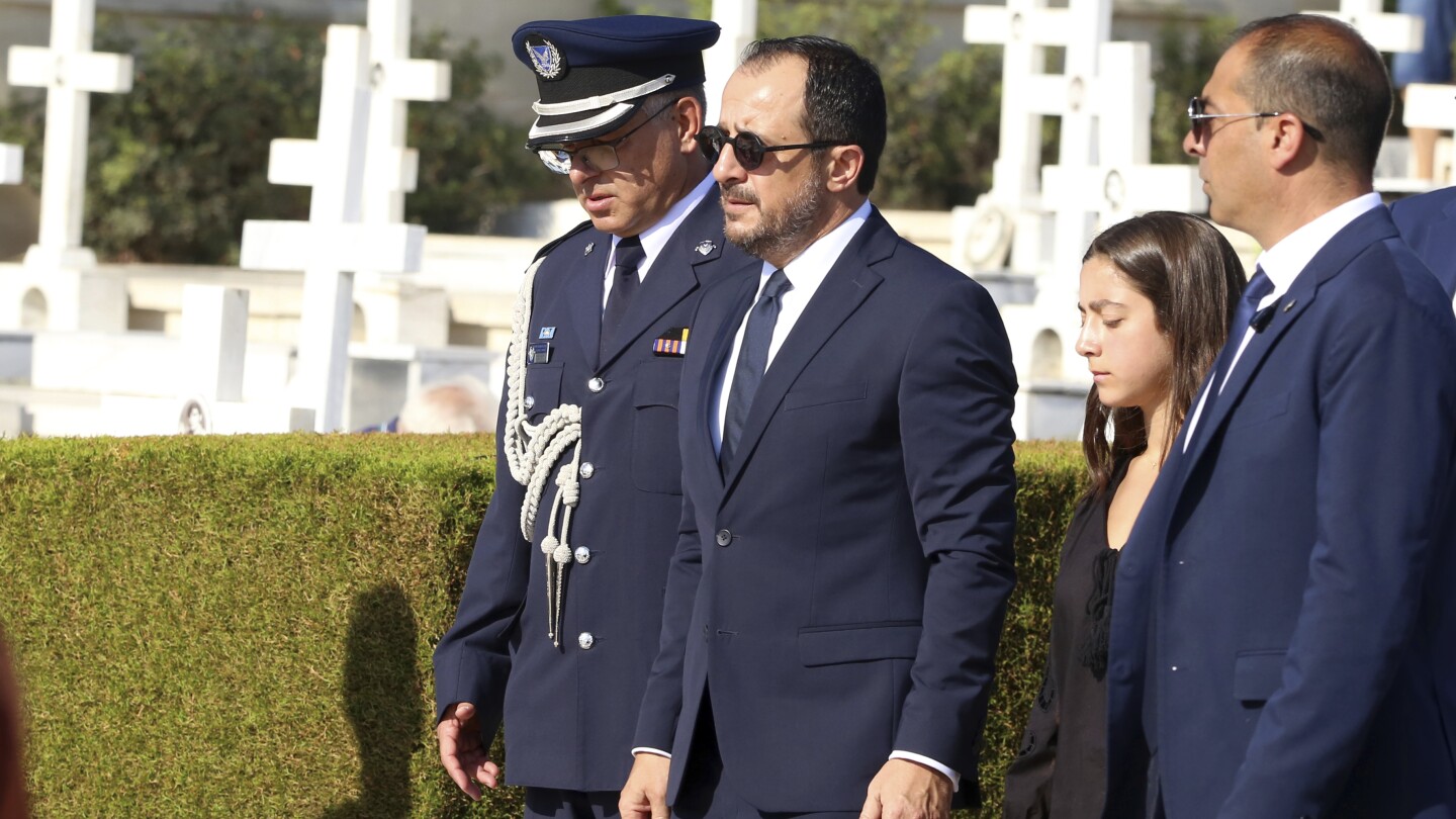 Turkish president dampens hopes for restarting talks on Cyprus’ 50-year ethnic break up