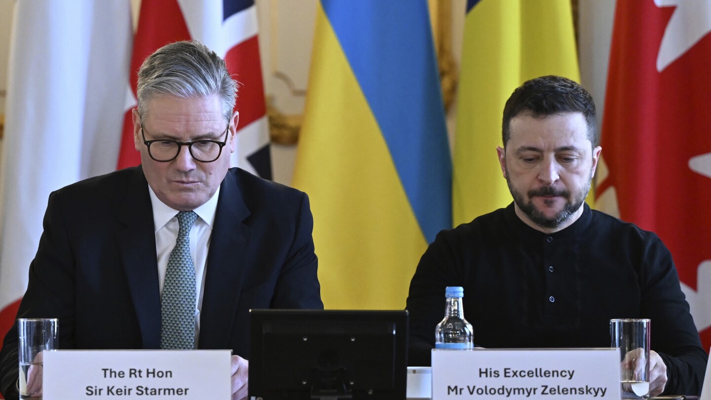 The Latest: Britain’s Starmer says Europe must take responsibility for defending itself