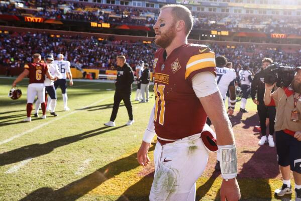 Carson Wentz: Washington Commanders QB has shoulder injury