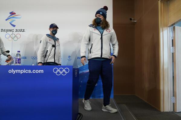 Brittany Bowe, John Shuster Lead Team USA During Parade of Nations