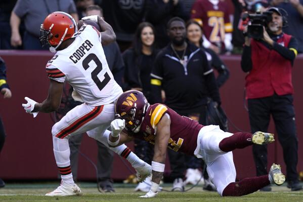 Amari Cooper shows value to Browns with 2 TDs vs Commanders - The