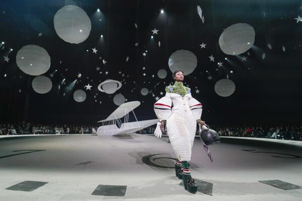 The Thom Browne collection is modeled during Fashion Week, Tuesday, Feb. 14, 2023, in New York. (AP Photo/Mary Altaffer)