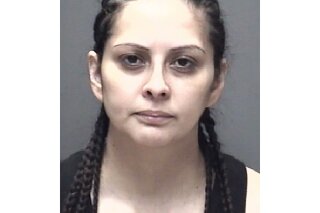 This Aug. 7, 2018, photo provided by the Galveston, Texas, County Jail shows Suzanne Rivera. Rivera has been sentenced to life in prison with the possibility of parole for the death of her 4-year-old son, whose body was found on a beach in Galveston in October 2017. Court records show Rebecca Suzanne Rivera was sentenced Thursday, Fev. 4, 2021, following her conviction on a charge of injury to a child by omission. (Galveston County Jail via AP)