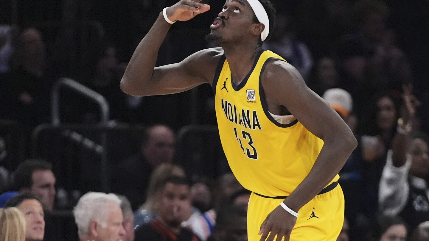 Pacers take 2-0 lead over Knicks as Pascal Siakam scores 39 points in 114-109 victory