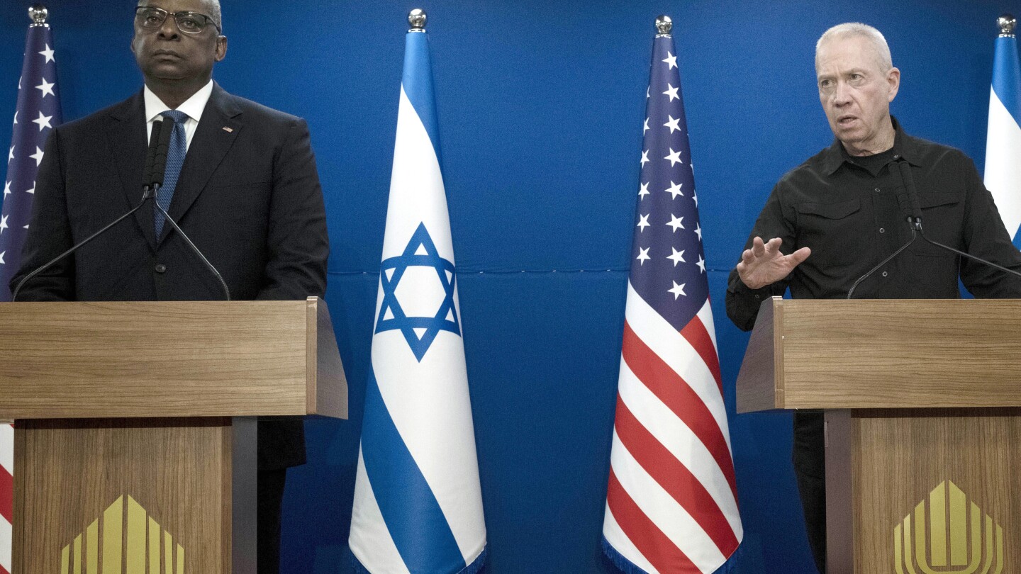 Ръководителите на отбраната на САЩ и Израел ще се срещнат във вторник, тъй като напрежението нараства около Газа