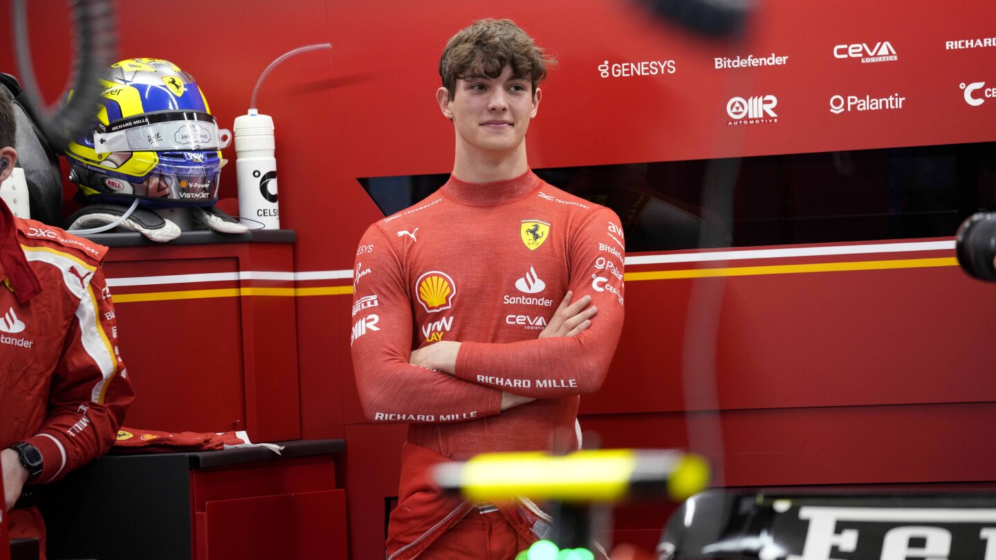 Тийнейджърът на Ferrari Оливър Беърман печели точки във Формула 1 при мечтания дебют на 18-годишна възраст