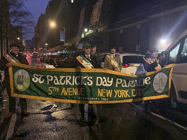 New York St. Patrick's Day Parade postponed for 1st time in 250