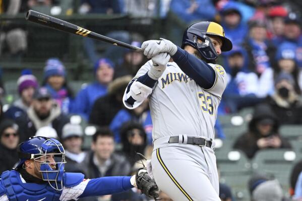 Contreras' 2-run single leads Brewers past Cubs 3-1