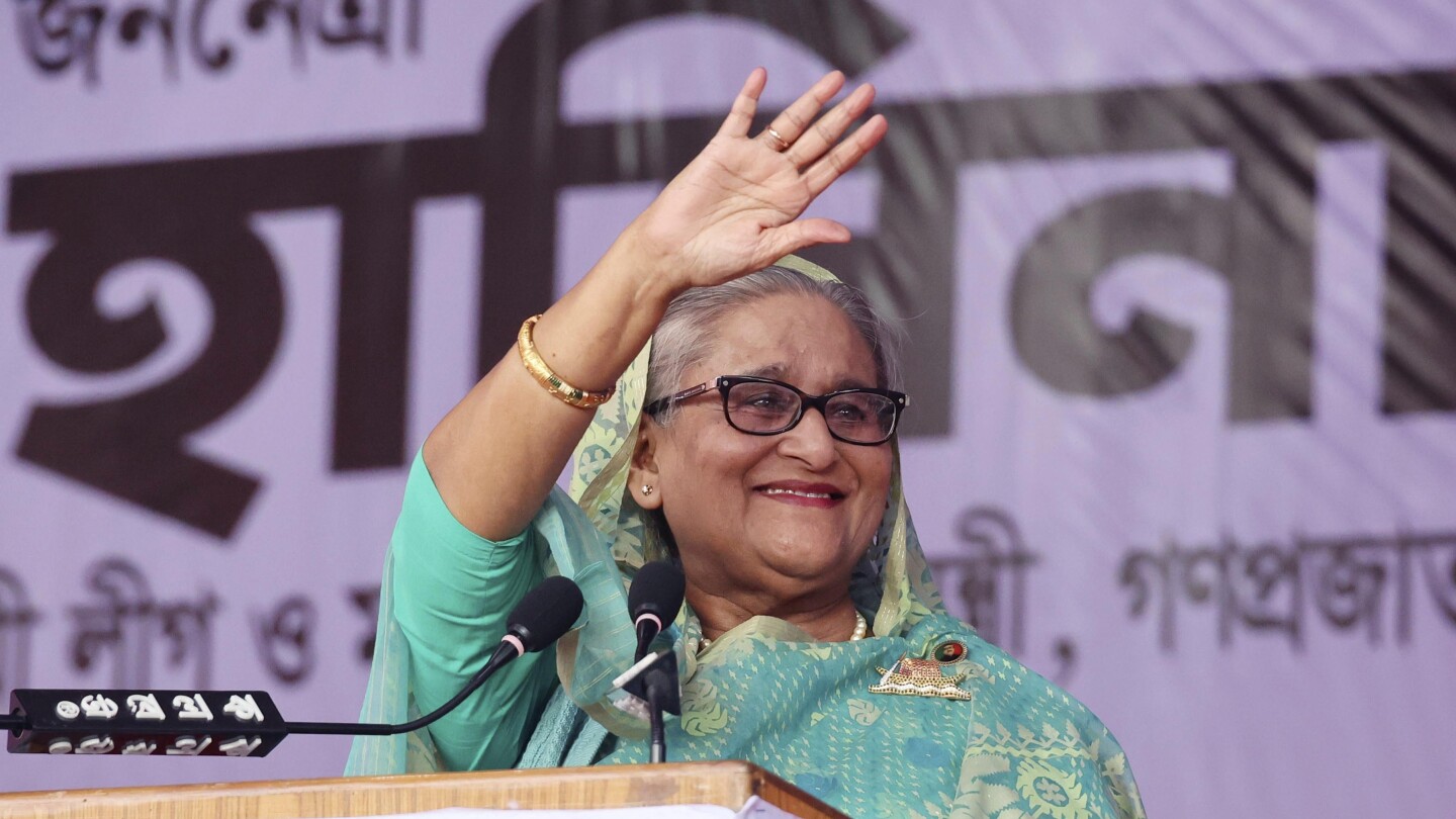 ДАКА Бангладеш АП — Премиерът на Бангладеш Шейх Хасина официално