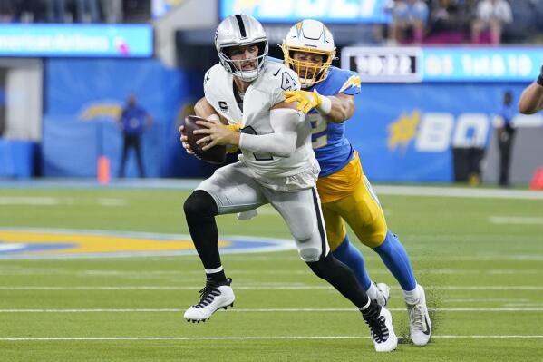 Las Vegas Raiders at Los Angeles Chargers on October 4, 2021