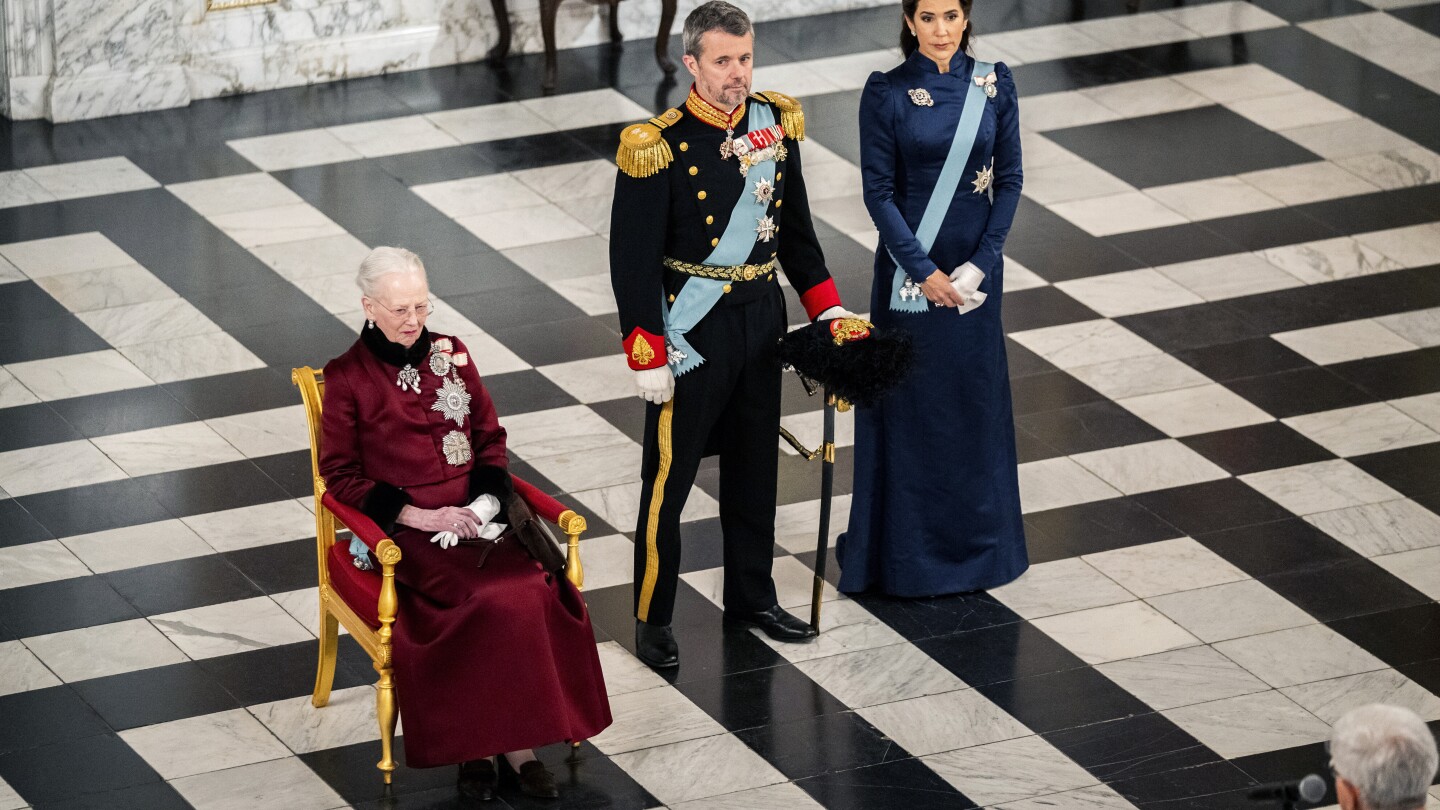 Frederick X is crowned King of Denmark after Queen Margaret II abdicates