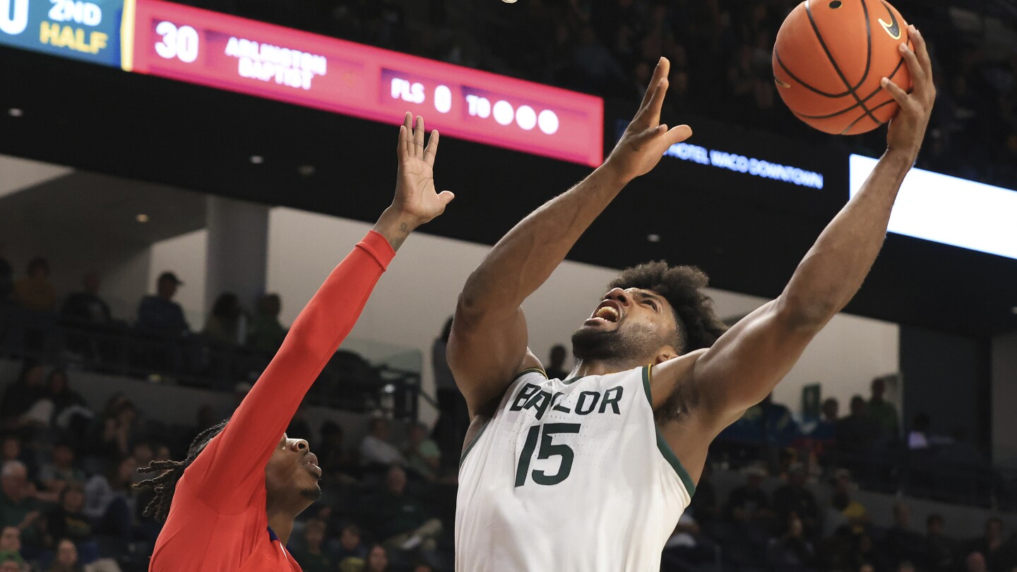 Baylor Bears Defeat Arlington Baptist 107-53