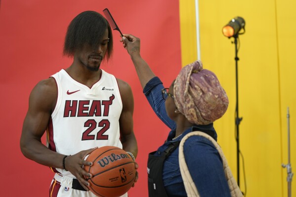 Jimmy Butler: See photos of his new look, hair, at Media Day