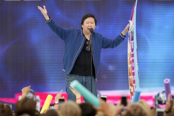 FILE - In this Aug. 11, 2019, photo, Ken Jeong, of the cast of "Crazy Rich Asians," accepts for choice comedy movie award at the Teen Choice Awards on in Hermosa Beach, Calif. Comedian and physician Ken Jeong will be the keynote commencement speaker on May 21, 2022, at the university in New Orleans where he did research for a year after going through his medical residency at a local hospital. There often are arguments about whether a speaker should be academically accomplished or a celebrity, but Jeong is both, Tulane University President Michael Fitts said in a news release. (Photo by Danny Moloshok/Invision/AP, File)