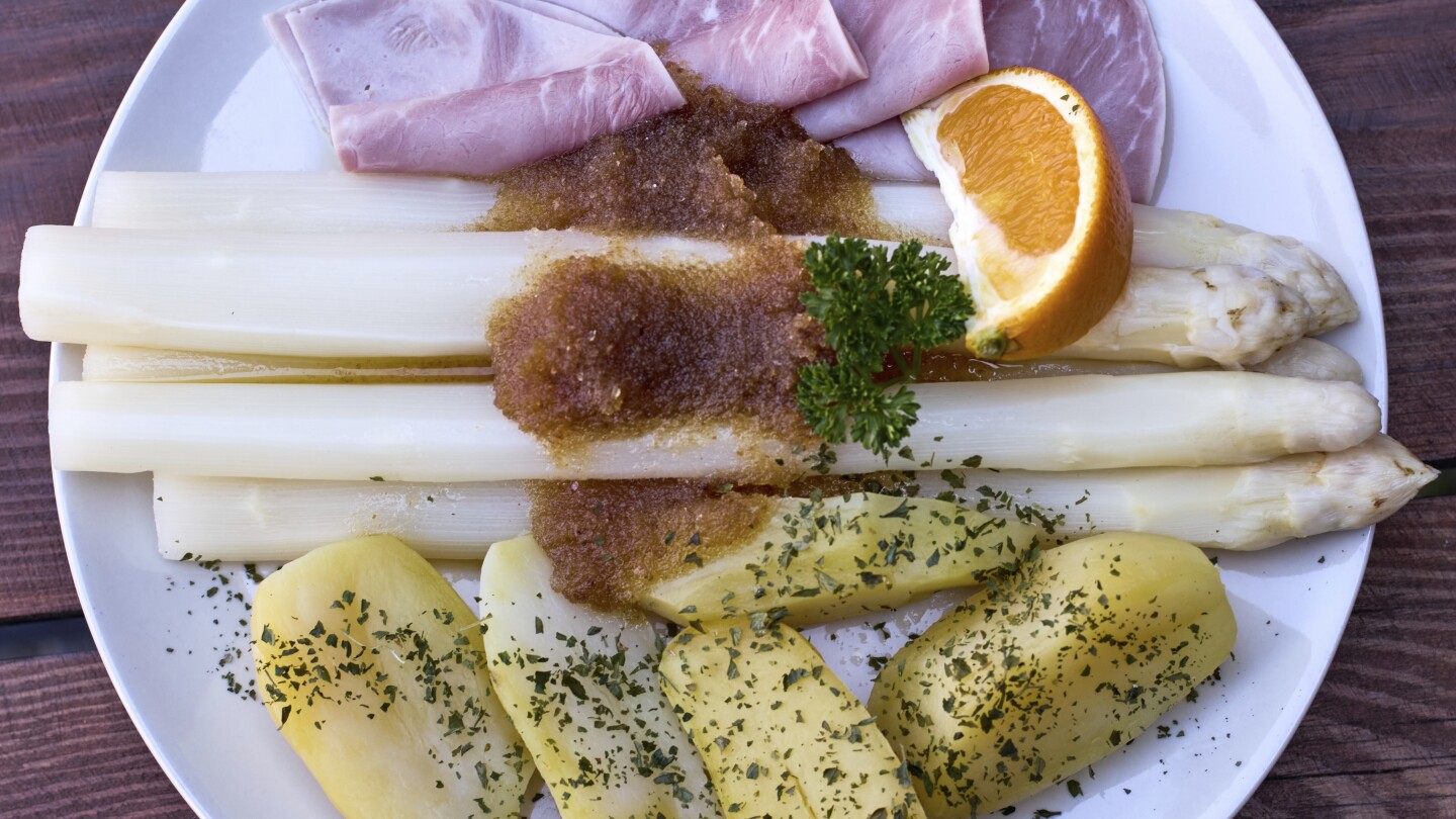 It’s springtime in Germany and people are obsessing about white asparagus