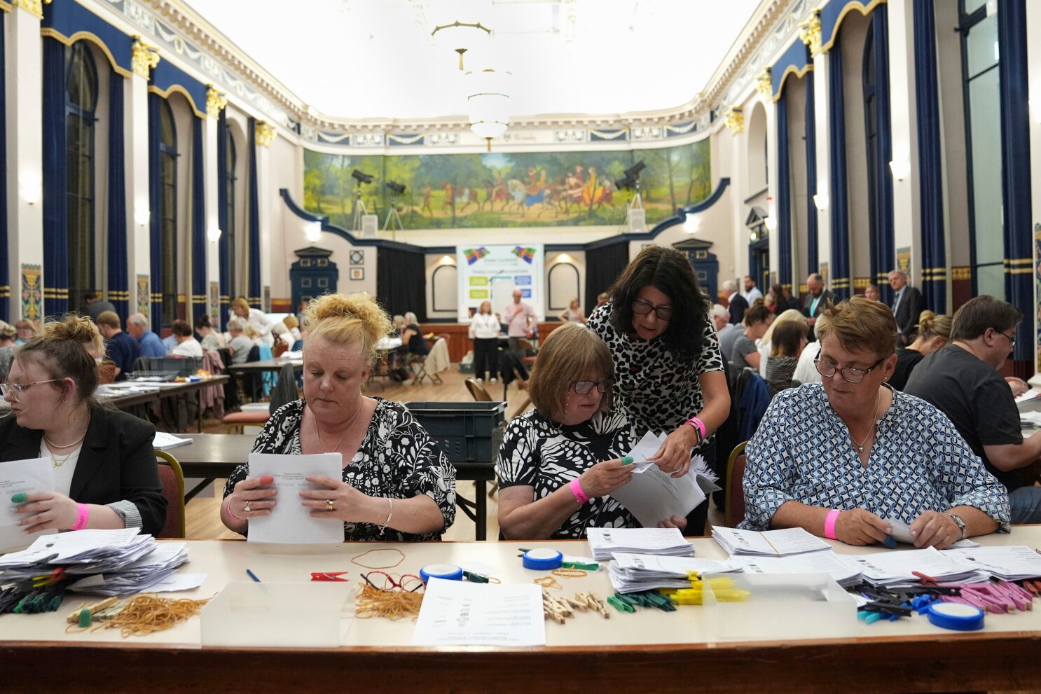Parts of England vote in local elections, with Farage's Reform UK seeking big gains