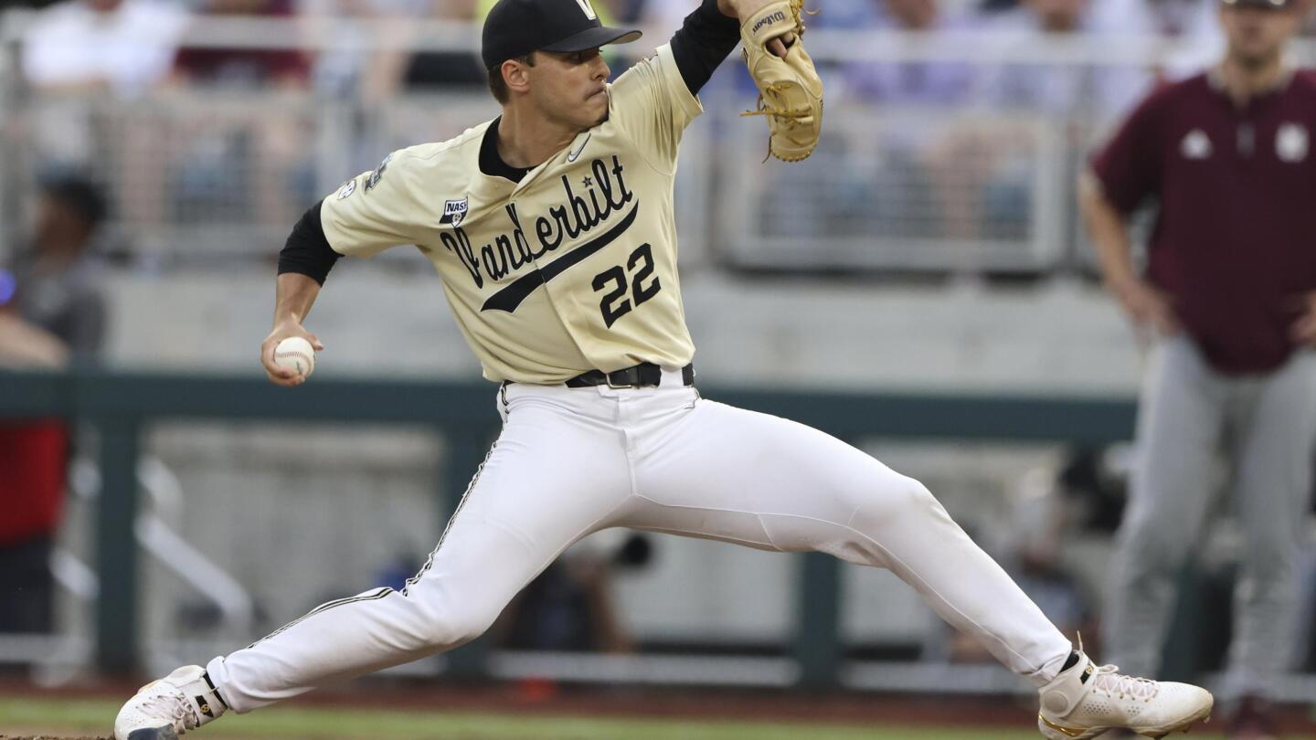 Texas Rangers select Jack Leiter from Vanderbilt with the 2nd Pick of the  2021 MLB Draft 
