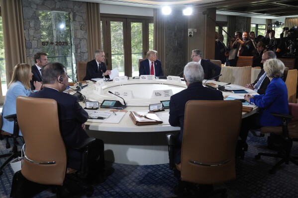 Trump abruptly leaves G7 as Israel-Iran conflict intensifies | AP News