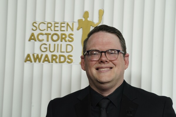 FILE - Duncan Crabtree-Ireland, National Executive Director and Chief Negotiator of SAG-AFTRA, appears at the 29th annual Screen Actors Guild Awards in Los Angeles on Feb. 26, 2023. (Photo by Jordan Strauss/Invision/AP, File)