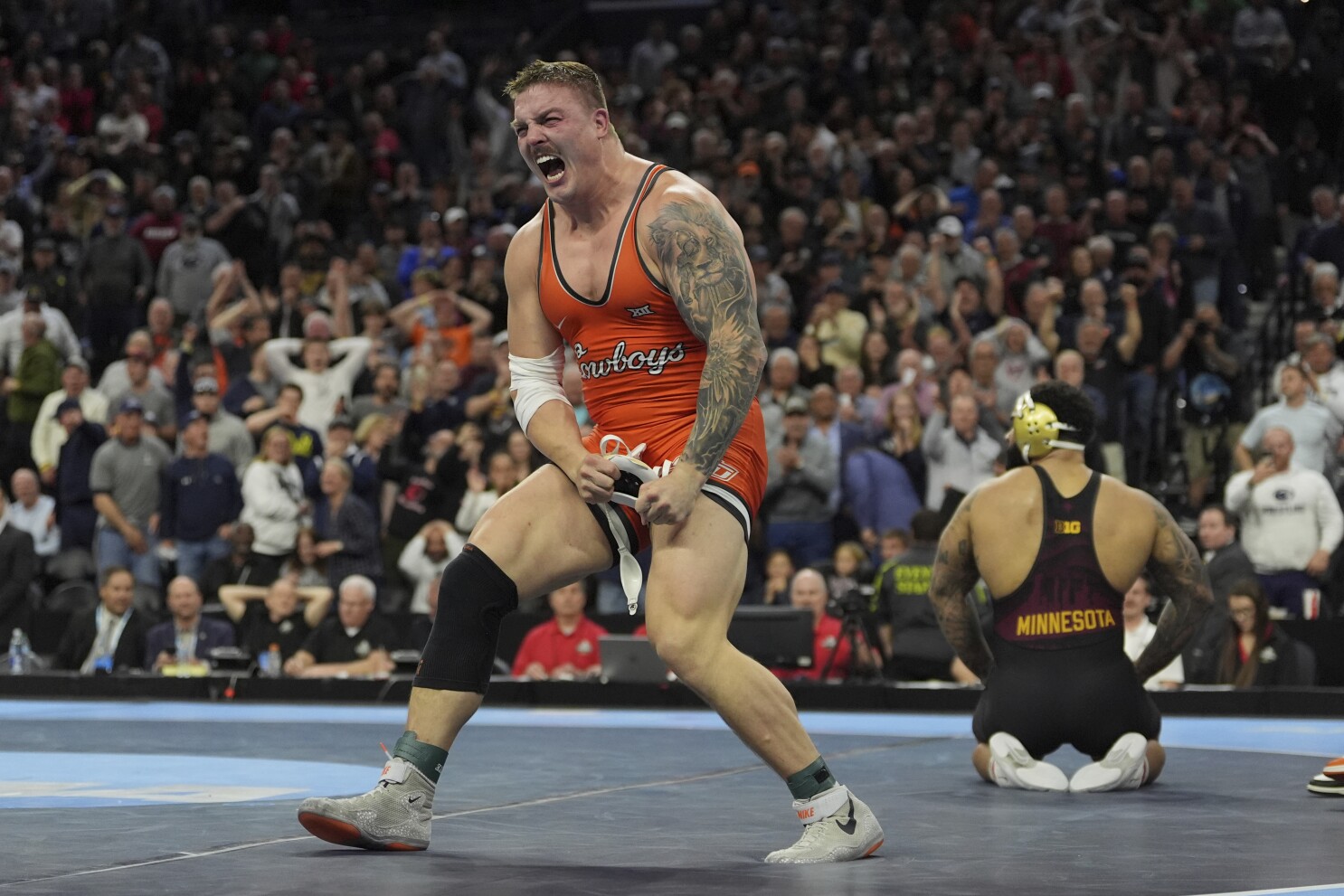 Wyatt Hendrickson, who stunned Olympic champ Gable Steveson, signs with Real American Freestyle