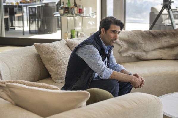 This image, released by Max, is a scene featuring Jason Schwartzman in "Mountain Head." (Maximum via AP)