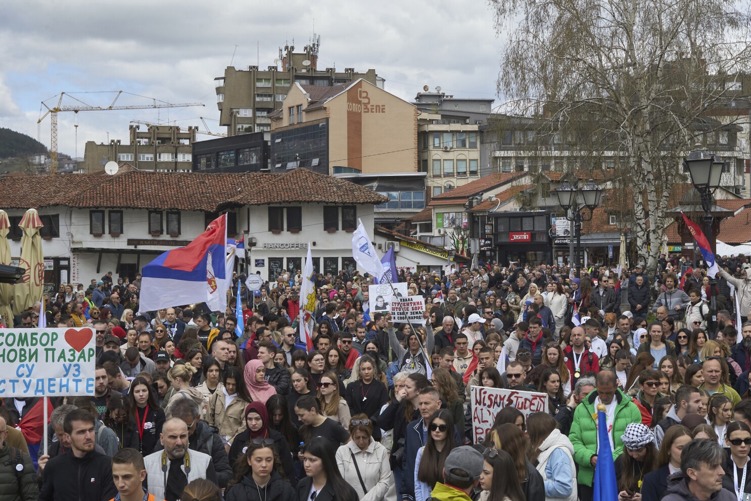 European court tells Serbia to 'prevent the use of sonic weapons' after protesters' claims at rally