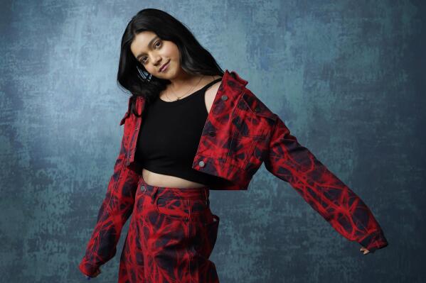 Iman Vellani, star of the Disney+ series "Ms. Marvel," poses for a portrait, Thursday, June 2, 2022, at the Beverly Hilton in Beverly Hills, Calif. (AP Photo/Chris Pizzello)