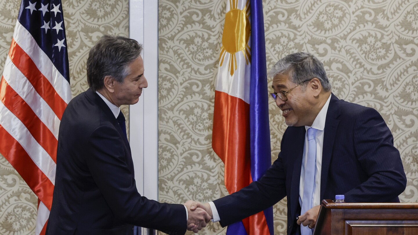 Blinken underscores ‘ironclad’ support for the Philippines as it clashes with China in disputed sea