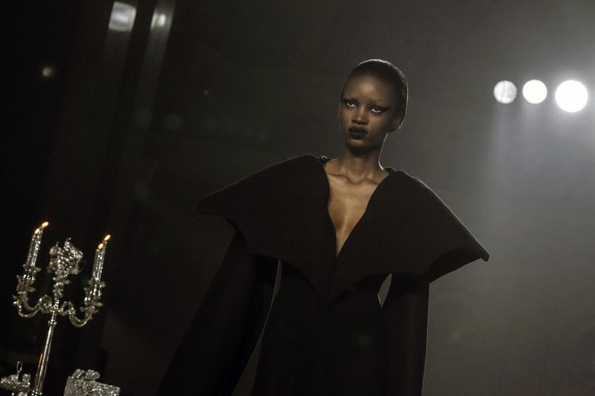 NY Fashion Week: Rodarte stuns with dark, gothic glamour | AP News