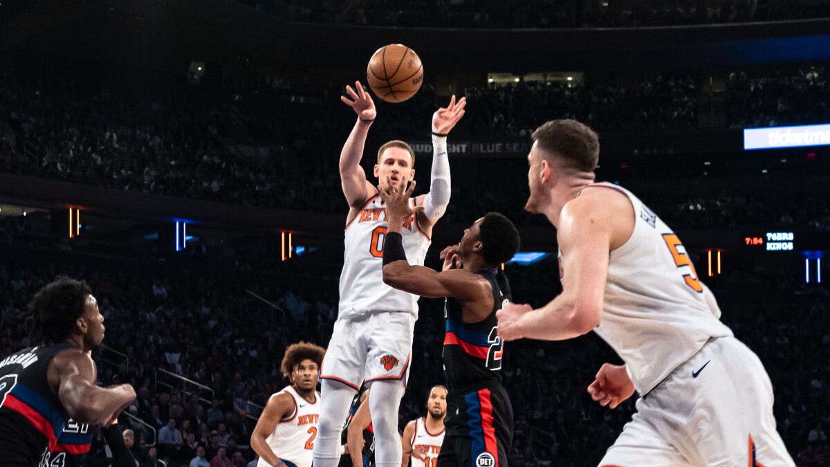 DiVincenzo scores 31 points as New York Knicks beat Brooklyn Nets