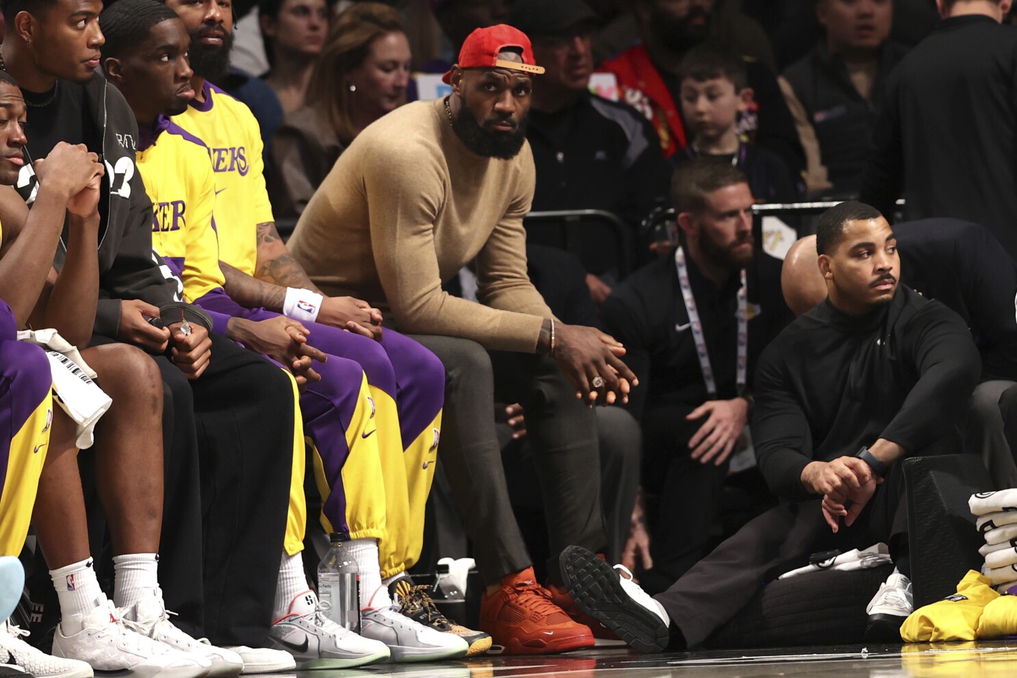 Lakers' James, Hachimura, Hayes fly to California for treatment