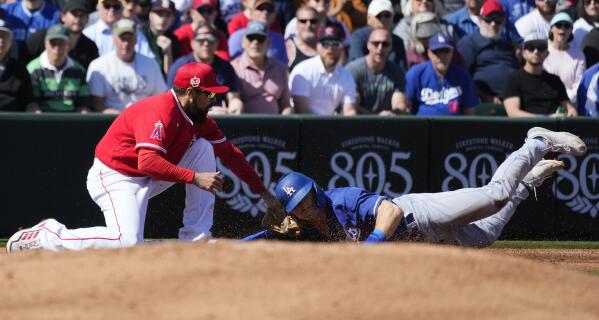 New Angel Anderson sees familiar Dodgers in 1st spring start