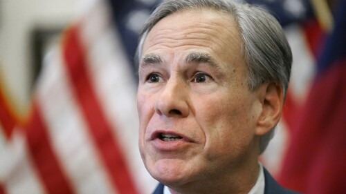 FILE - Texas Gov. Greg Abbott speaks at a news conference in Austin, Texas on June 8, 2021. Abbott has called state lawmakers into a second special legislative session with no talks of border security and immigration on the agenda. Abbott’s first special session ended just hours prior Tuesday afternoon, June 27, 2023, with no deals on border security and bitter disagreement among the chambers on how to cut property taxes and by how much. (AP Photo/Eric Gay, File)