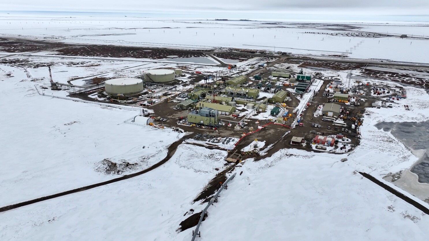 Top Trump officials visit prolific Alaska oil field amid push to expand drilling