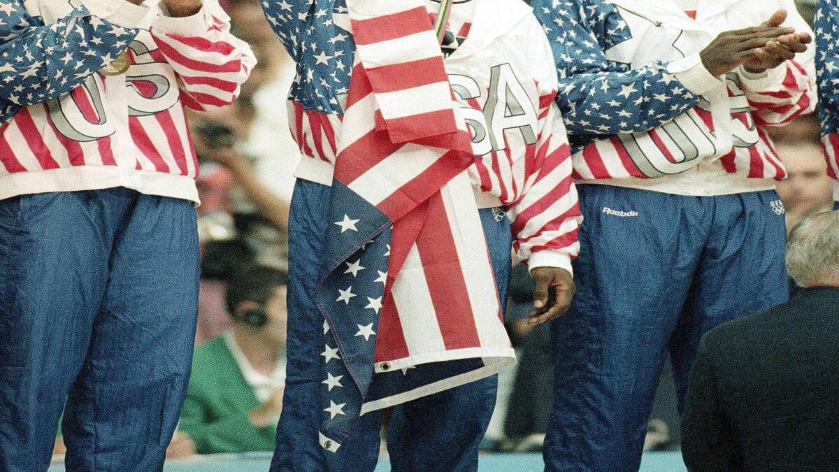 Michael Jordan's famous Dream Team jacket from 1992 Barcelona