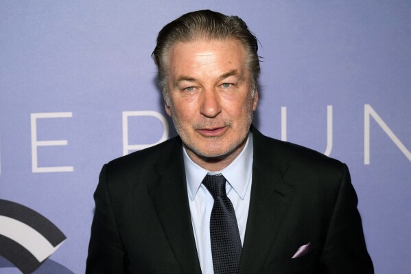FILE - Alec Baldwin attends the Roundabout Theatre Company's annual gala at the Ziegfeld Ballroom on Monday, March 6, 2023, in New York. A New Mexico judge is considering whether to dismiss a grand jury indictment against actor Alec Baldwin in the fatal shooting on the set of a Western movie, at a scheduled court hearing on Friday. (Photo by Charles Sykes/Invision/AP, file)