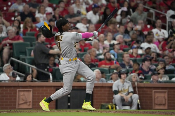 Jordan Walker's bases-loaded triple sparks the Cardinals to a 7-5 win over  the A's - The San Diego Union-Tribune