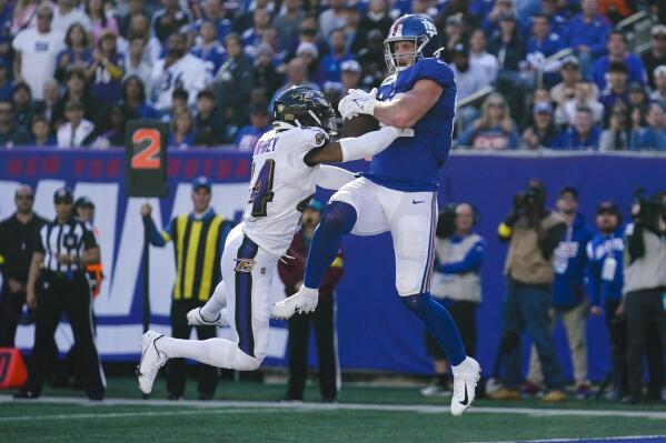 Giants rookie tight end Bellinger may need eye surgery