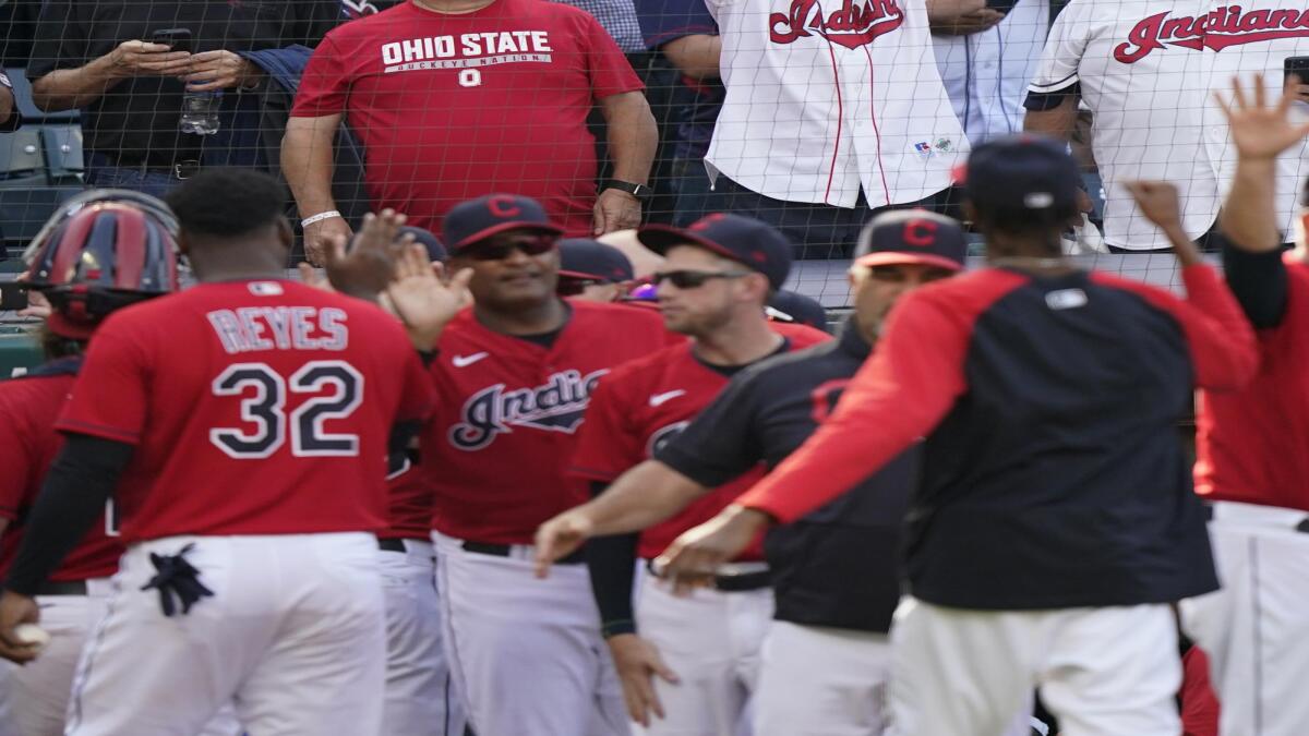 Last hurrah: Indians win final home game before name change