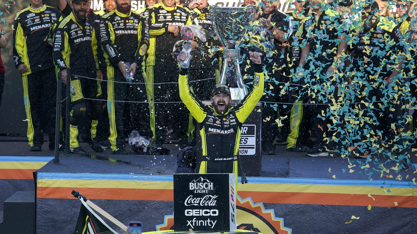 Course de championnat NASCAR : Ryan Blaney remporte son premier championnat en carrière