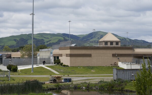 The Federal Correctional Institution is seen in Dublin, Calif., Monday, April 15, 2024. The beleaguered federal Bureau of Prisons said Monday it will close a women's prison in California known as the "rape club" despite attempts to reform the troubled facility after an Associated Press investigation exposed rampant staff-on-inmate sexual abuse. (AP Photo/Terry Chea)